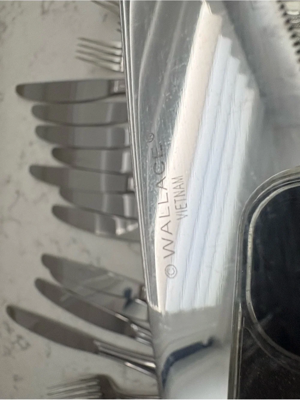 Wallace Chatham classic Stainless Steel 18/10 Flatware service for 12 -65 pieces